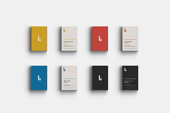 Bauhaus Business Cards