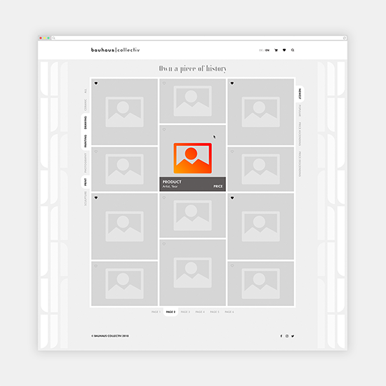 Bauhaus Website Browser